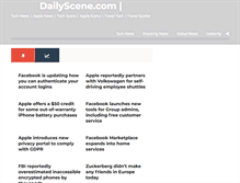 Tablet Screenshot of dailyscene.com
